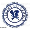 Badge / Macaron GLNF – Petite tenue provinciale – Grand Secrétaire – Terres du Temple – Brodé main